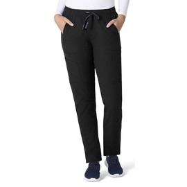 Carhartt Scrubs C51213 Women's Force® Modern Fit Straight Leg Pant - Small Regular - Black