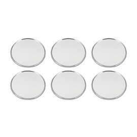 PATIKIL Golf Ball Markers 1" 6pcs Metal Blank Ball Marker Position Marking Disc Golf Divot Tool Accessories for Men Women Golfers Table Games Silver