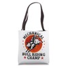 Mechanical Bull Riding Rider Champ Mechanical Bull Lovers Tote Bag