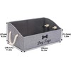 Geyecete Large Dog Toys Storage Bins - Foldable Fabric Trapezoid