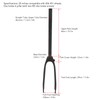 Carbon Fiber Bike Front Fork 20 Inches 406 Disc Brake