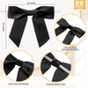 Zopeal 60 Pcs Plastic Champagne Flute Glasses and Bow Set