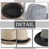 Chrome Crane CB361 Medium Folding Hat, Straw Hat, Basket Checker,