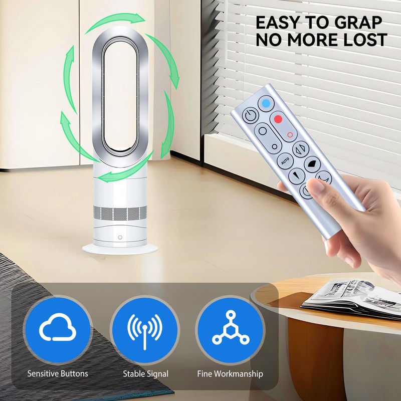 TRUCKON Replacement Remote Control for Dyson Pure Hot + Cool