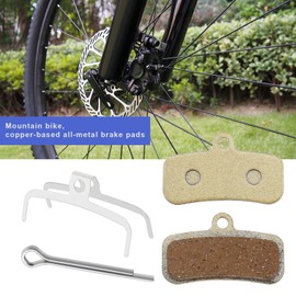 eMagTech 2 Pairs Bicycle Disc Brake Pads Compatible with Shimano Saint BR-M810 M820 Zee BR-M640 Disc Brakes Sintered Metal Cycling Components
