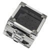 Nail Drill Bit Holder Case 25 Holes Transparent Flip Cover