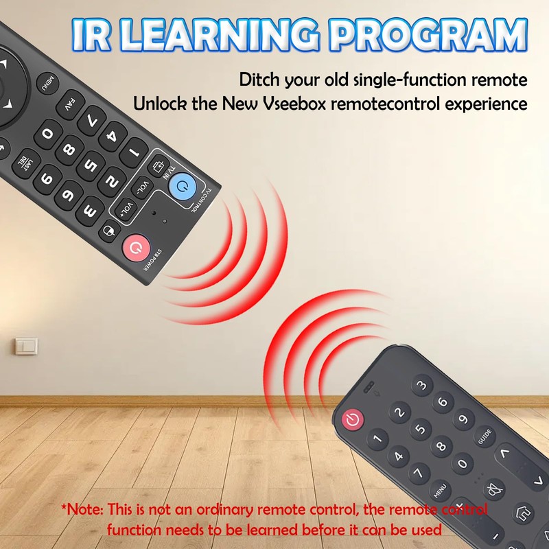 V3 Voice Remote Control for vSeeBox, Replacement for V5 Pro/V3