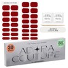 Adora Couture - Tiras de uñas de gel semicuradas con