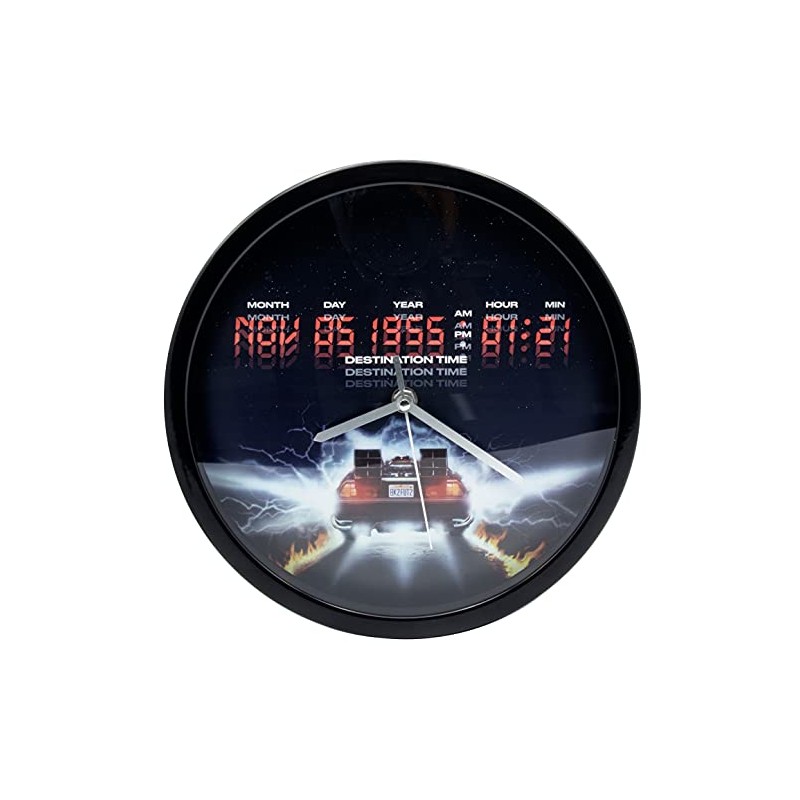 Joy Toy BTTF Wall Clock in Metal 24 cm -