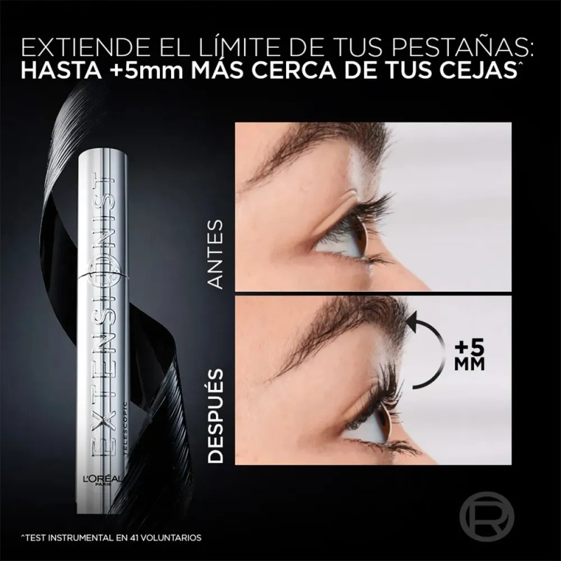 L'Oréal Paris Extensionist Máscara de Pestañas A Prueba de Agua,
