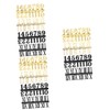 TEHAUX 12 Sets DIY Clock Number of Roman Arabic Numbers