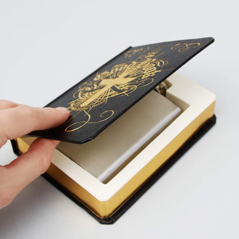 Suck UK Book Hip Flask