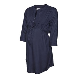 MAMALICIOUS Damen Mlmercy 3/4 Woven Tunic Noos Eco A. Tunika Shirt, Navy Blazer, M EU