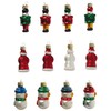 Kurt Adler 12-Piece Petite Treasures Glass Ornament Set,Christmas