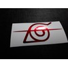 Naruto Itachi's Scratched Head Band Red Symbol Sticker Vinyl Decal