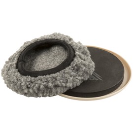 Super Sliders 5" Reusable 2-in-1 Furniture Carpet Sliders with Hardwood Socks to Slide Items Easily Without Damage Across Any Surface, Beige (4 Pieces)