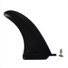 Funktion Longboard Center Fin 7.5" Box FIN 1 Piece Black + Fin Lock System FKGFCC-L75-BLK
