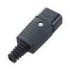 Toptekits IEC C14 Power Cord Connector,IEC 320 C14 Male Plug