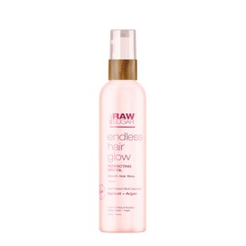 RAW SUGAR, Endless Hair Glow, Aceite Perfeccionador en Seco, con Chabacano y Aceite de Argán, Añade Brillo y Fuerza, Alisa las Puntas, Prensado en Frío, Vegano, Libre de Sulfatos y Parabenos, 118 ml