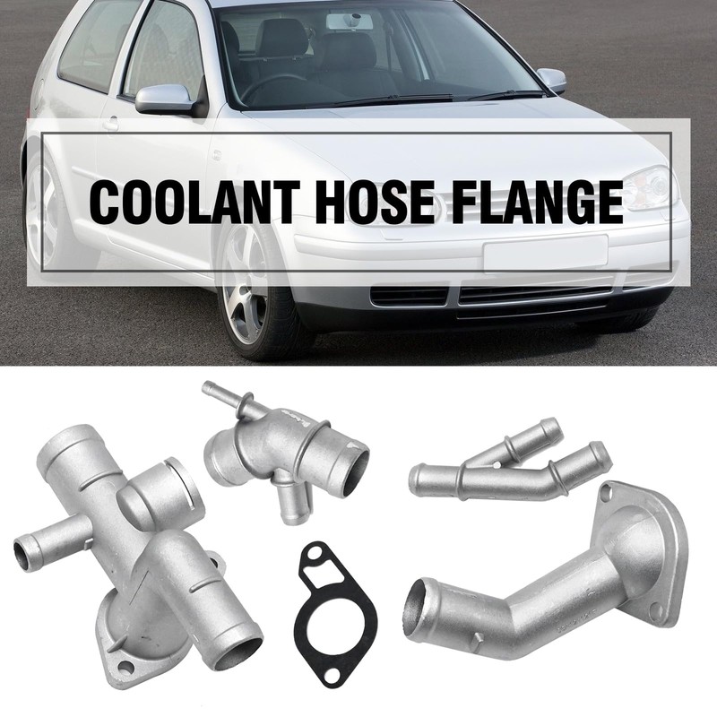 MDEOOSKY 4 Pcs Coolant Flange Kit 4Pcs/Set Aluminum Engine Coolant