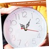 Operitacx 1 Satz Wanduhrwerk leise Wanduhr Batteriebetriebene Digitale Wanduhr LED