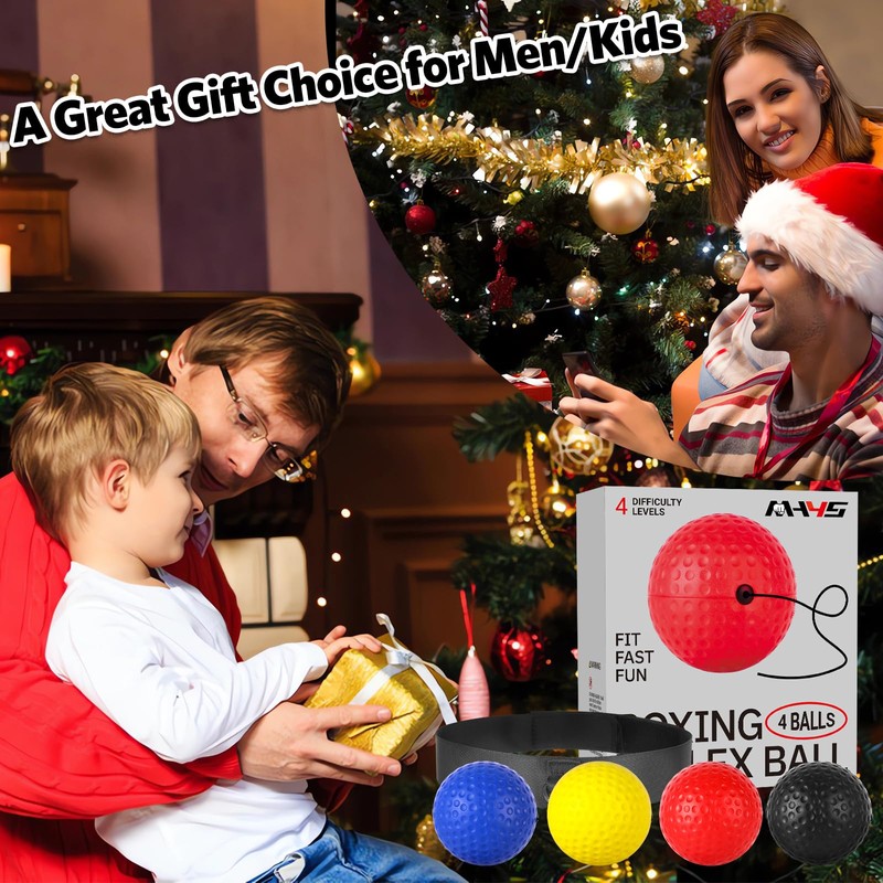 MHYS Boxing Reflex Ball, Training 4 difficulty levels Ball with