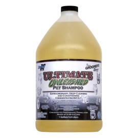 Ultimate Unleashed Professional Dog and Pet Shampoo | Ultra Concentrated Formula dilutes 64:1 | 128 fl oz (1 Gallon)