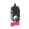 CAMVATE Single Rod Clamp 15mm with 1/4" Mount Screw Adapter