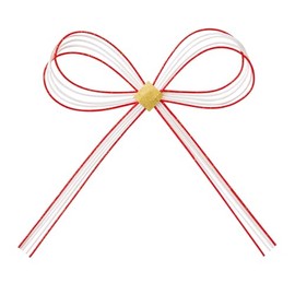 Tokyodo MH000510-003 Water Pull Knot #003 Red L4.1 x D 0.08 x 4.7 inches (10.5 x 0.2 x 12 cm), 1 Bag (4 Pieces)