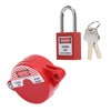 Valve Safety Lock, Valve Lockout, Anti-Theft Valve, Padlock, Liquefied Gas
