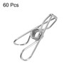 sourcing map 60 Pcs Stainless Steel Clothespins 1.7 Inch Pool