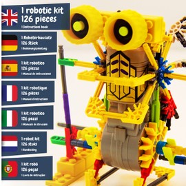 Science4you - Betabot Robot Building Kit for Kids 8-14 Years - Build Your Own Robot with this Construction Kit, 126 Pieces, Educational Toys for 8 Year Olds, Stem Toys Age 8+