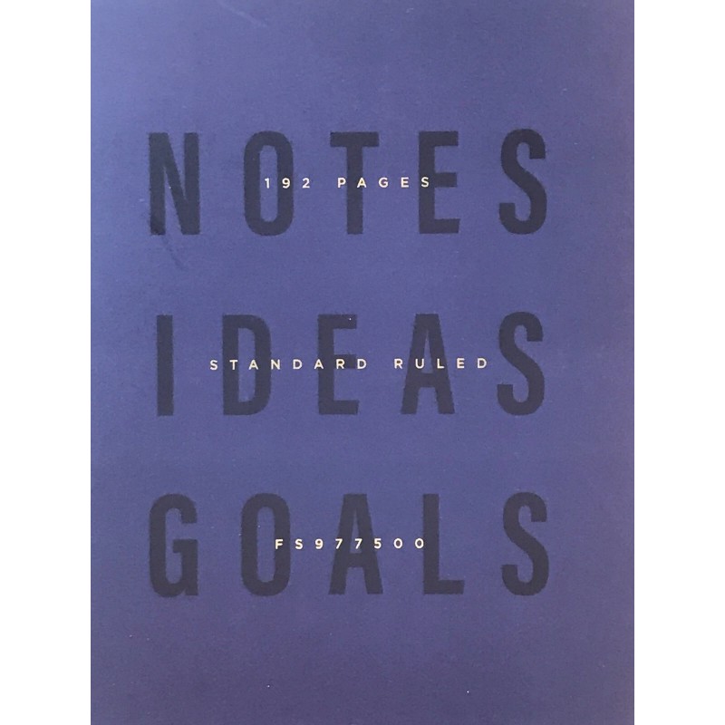 Fringe Studio CONDENSED NOTES Spiral Standard Ruled Notebook 192 Lined