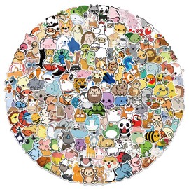 200 PCS Animal Stickers for Kids-Cute Waterproof Water Bottle Stickers for School Students,Classroom Teachers Reward Stickers for Boys Teens Girls