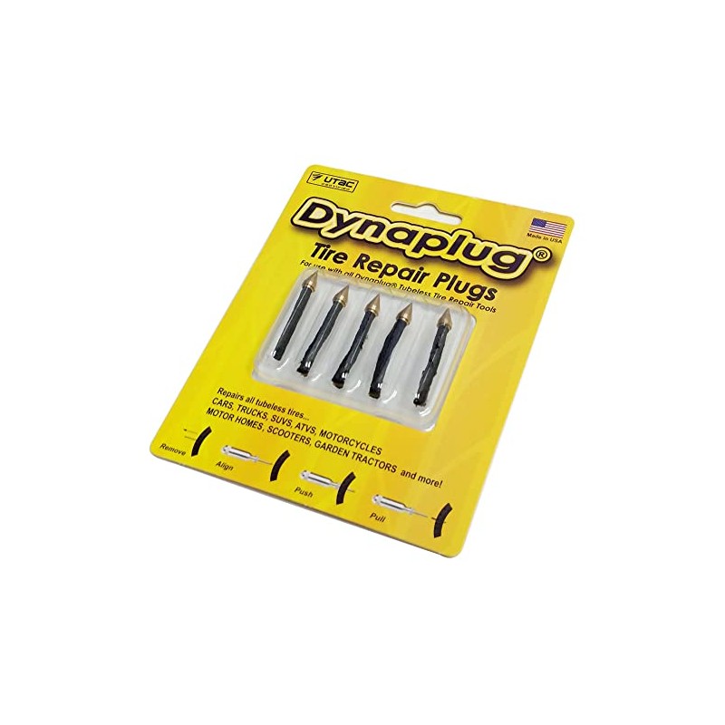 REPLACEMENT PLUGS (X5) FOR DYNAPLUG TUBELESS TYRE REPAIR KIT