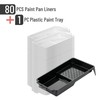Bates- 4 Inch Paint Tray Set, 81 Pack, 1x 4