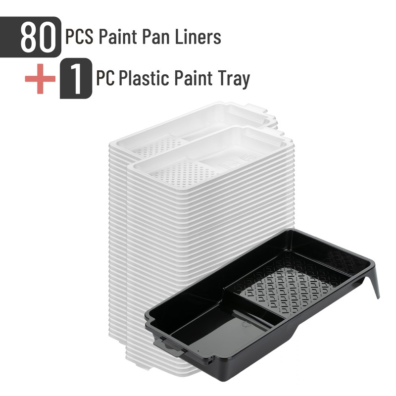 Bates- 4 Inch Paint Tray Set, 81 Pack, 1x 4