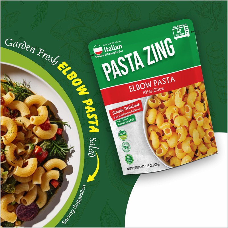 Pasta Zing Microwavable Variety Pasta Pack of 7 | 2x