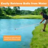 Smloplom Golf Ball Retriever Telescopic, 9Ft Golf Ball Retriever for