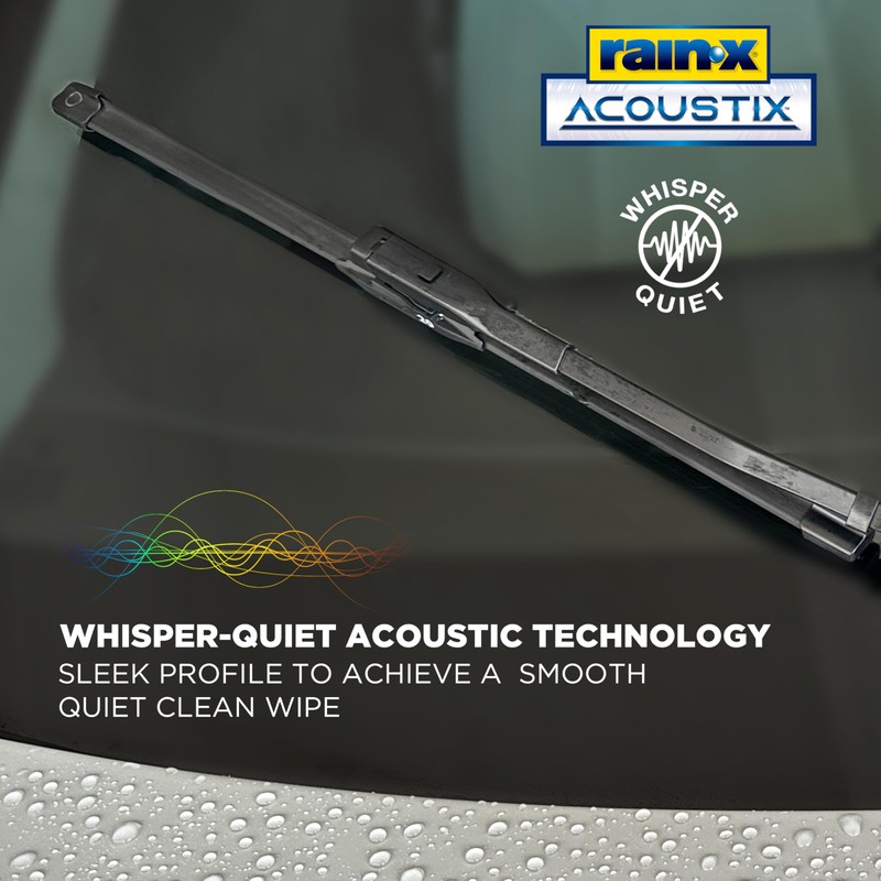 Rain-X Acoustix 14" Wiper Blades (Pack Of 1), Whisper Quiet