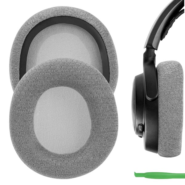 Geekria Comfort Mesh Fabric Replacement Ear Pads for SteelSeries Arctis