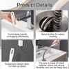 EUZUXU 3Pcs 45cm Sink Cleaning Brush, Drain Unblocker Tool Brush,
