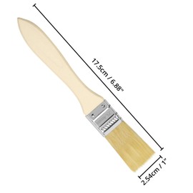 Kurtzy 1 Inch/2.54cm Chip Paint Brushes (36 Pack) - Professional Wooden Handle Paint Brush Set for Paint, Stains, Varnishes, Glues and Home DIY