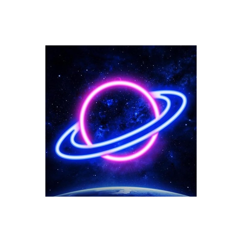 Planet Neon Sign LED Neon Light Sign Decor Bedroom Nursery