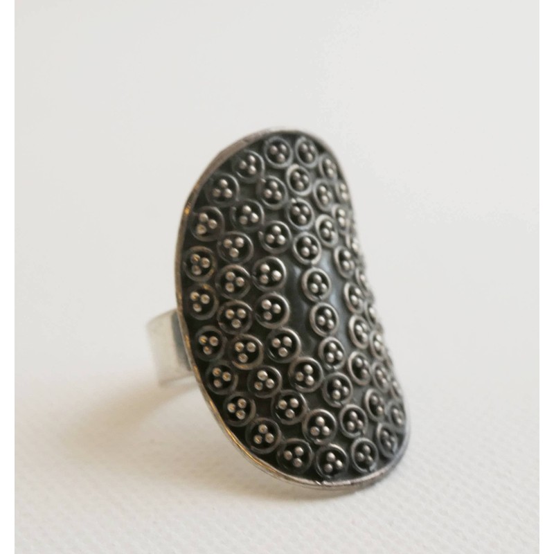 Sterling Silver Ring, Size US Size 7 / Diameter 17.3