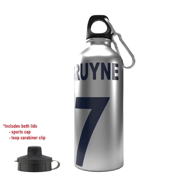 Partisan City Bottle De Bruyne 2-Lid Aluminium 600ml Silver