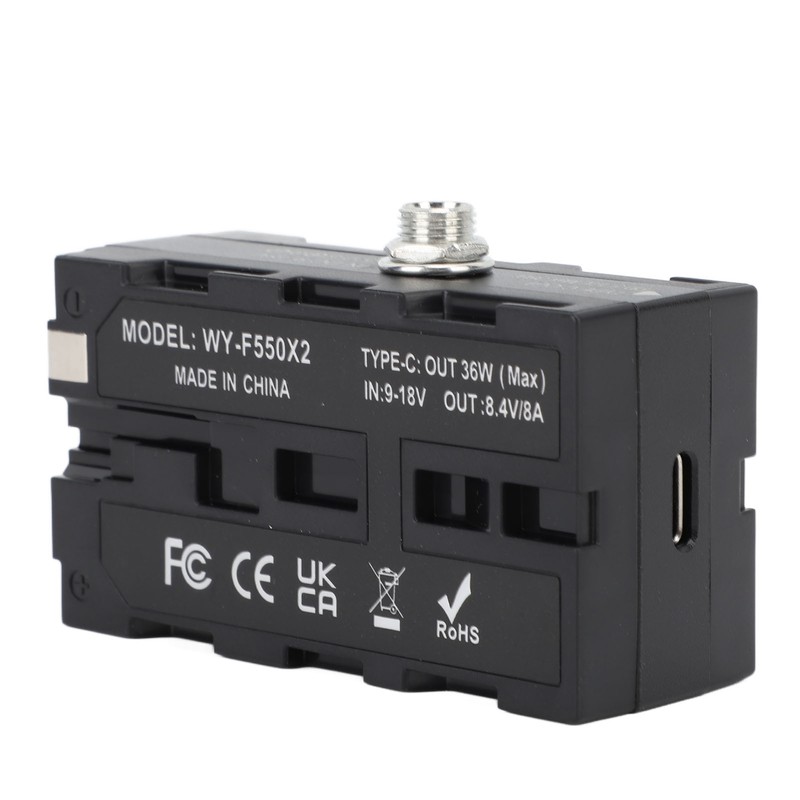 Dummy Battery NP F970 F750 F570 F550 DC Coupler Continuous