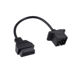 ACROPIX 6 Pin to 16 Pins OBD2 Diagnostic Scanner Convertor Adapter Cable for Jeep Grand Cherokee for Dodge/Front/Diagnostic Tool Adapter Cable Connector/Durable / 1 Pcs Car Parts