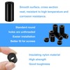 Nylon Plastic Spacers, Black Nylon BS Round Spacer Washer Assortment
