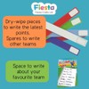 Fiesta Crafts Magnetic Football Tables Chart, Keep up-to-date by moving